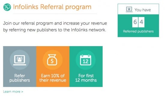 Make money Contextual Ads infolinks review referral program