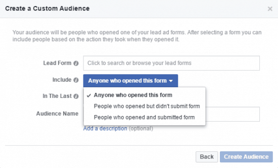 Facebook Custom Audience Engagement