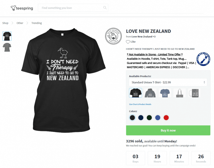 shopify empires the process behind 100000 per month ecommerce stores teespring love new zealand