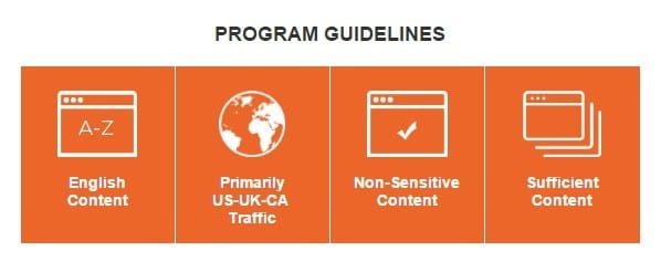 media net review publishers program guidelines