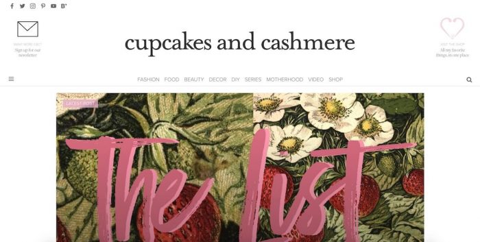 best lifestyle blogs cupcakes and cashmere