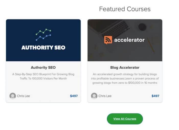 how to monetize a website - courses