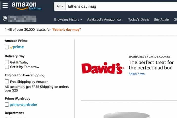 amazon print on demand search results