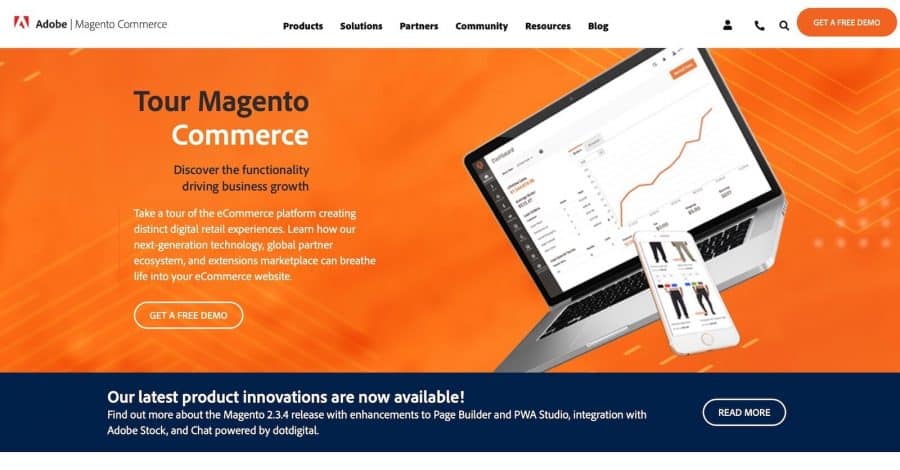 shopify alternatives - magento