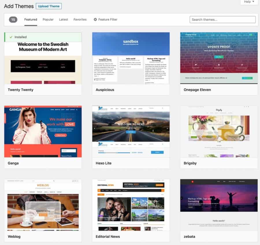 webflow vs wordpress - wordpress templates